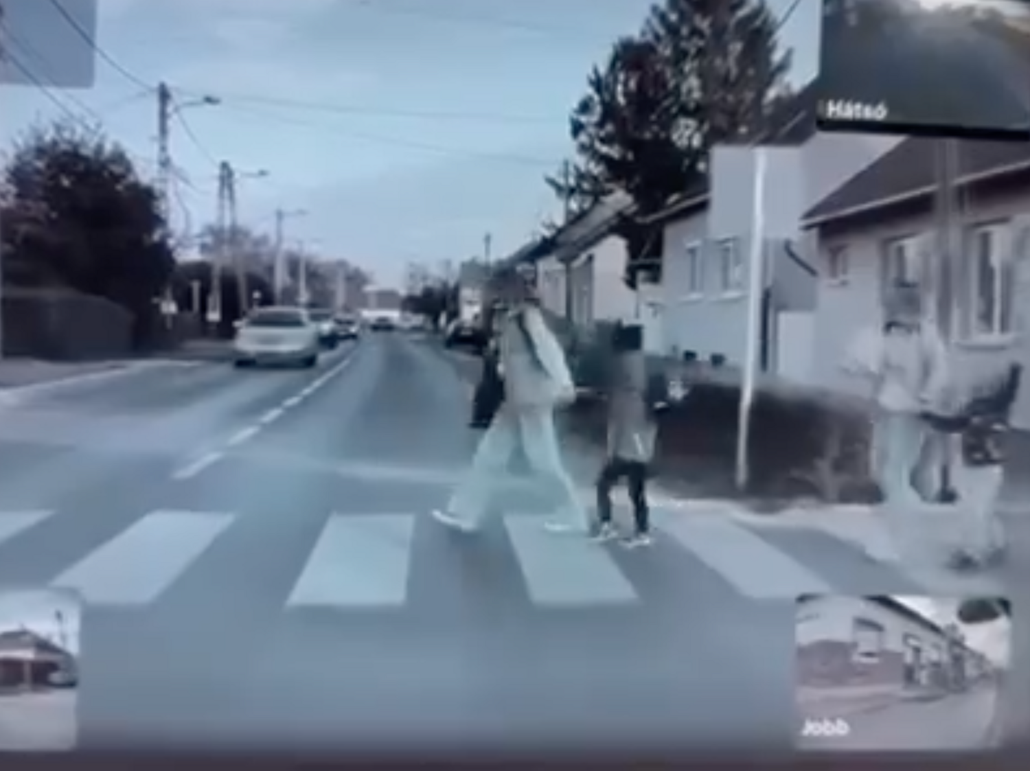 Majdnem elgázolt egy gyereket Miskolcon, egy Tesla kamerája buktatta le