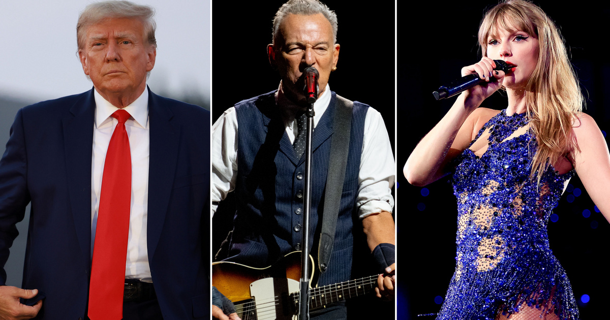 Donald Trump szerint Taylor Swift már nem dögös, miközben Bruce Springsteenbe is beleszállt