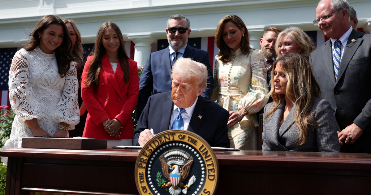Donald Trump aláírta az online zsarolás és kizsákmányolás elleni törvényt
