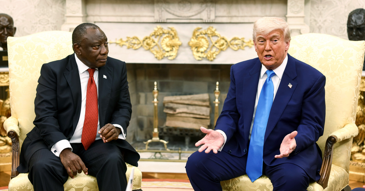 Újabb kemény szavak az Ovális Irodában, Donald Trump szerint népirtás követett el Dél-Afrika