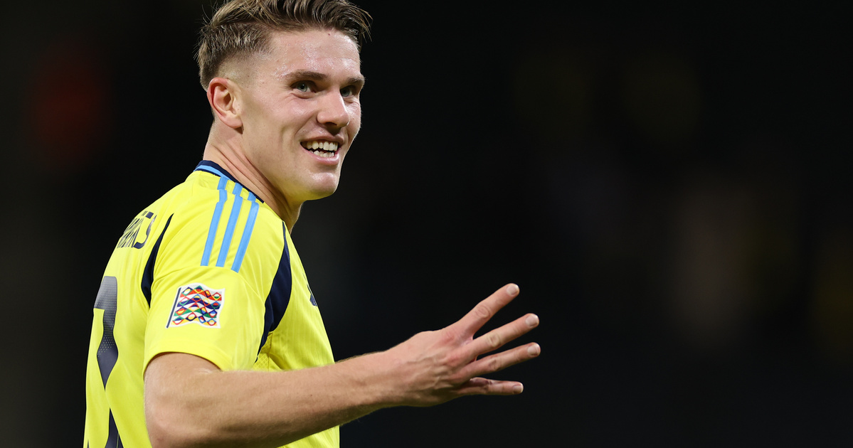 Gyökeres Viktor bemutatkozik a Puskás Arénának