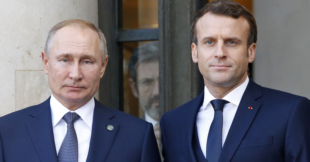 Évek óta először beszélt egymással Emmanuel Macron és Vlagyimir Putyin