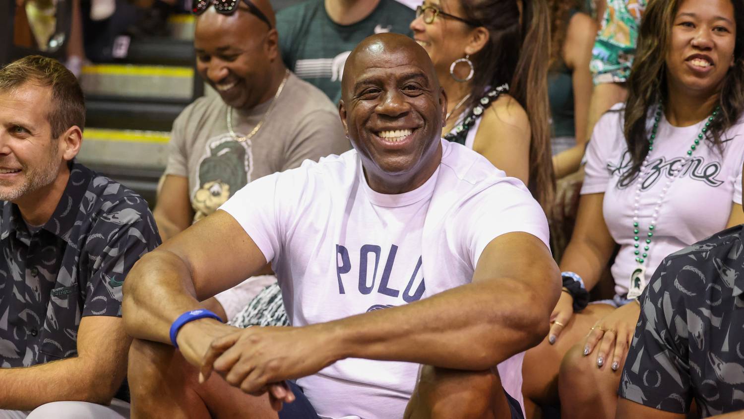 Hatalmasat flexelt Magic Johnson, kiakadt az internet