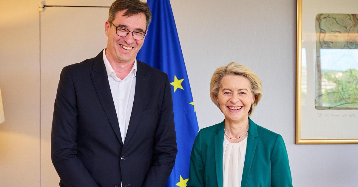 Karácsony Gergely Strasbourgban tárgyalt Ursula von der Leyennel