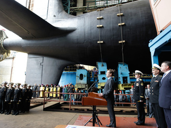 21 évig építették ezt a tengeralattjárót az oroszok