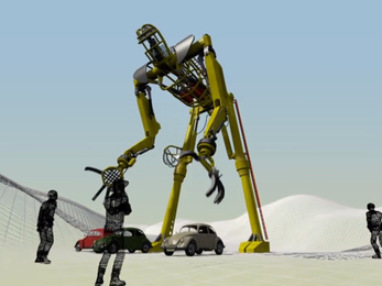 Autókat dobáló, óriási robotzsonglőrt építene egy volt NASA-mérnök