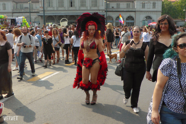 Többen is voltak, akik a riói karnevál hangulatát hozták el észak-Olaszországba