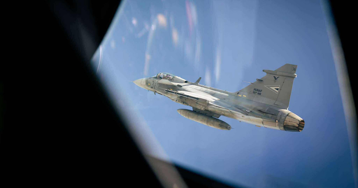 Orosz gépeket fogtak a magyar Gripenek első bevetésükön a balti légtérben