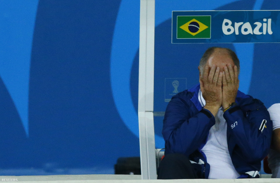 Felipe Scolari,  Brazília – Németország	1-7