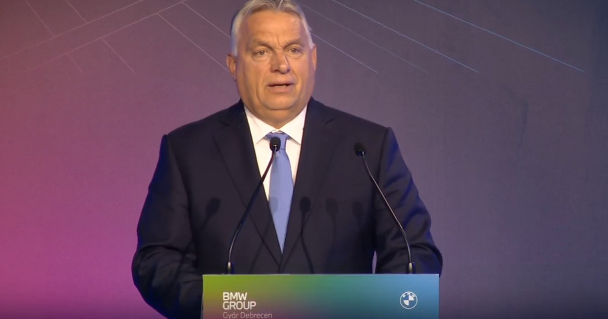 Orbán Viktor: A debreceni BMW-gyárnak 15 százalékos hátrányt kell ledolgoznia