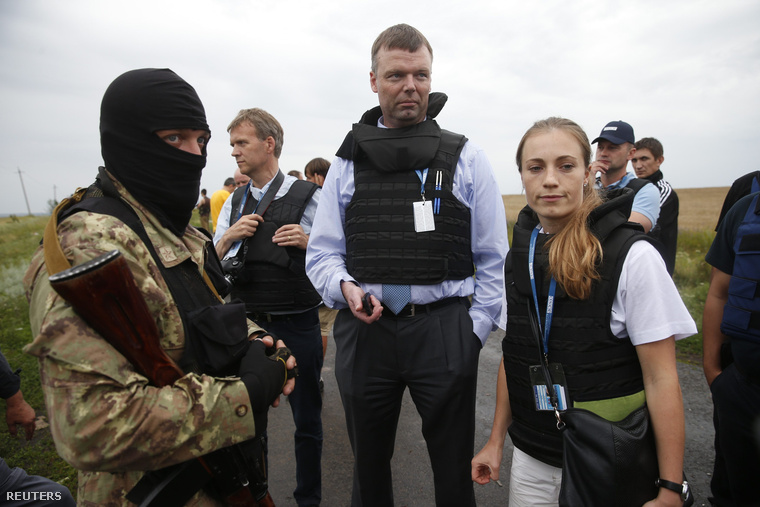 Az Európai Biztonsági és Együttműködési Szervezet (EBESZ) munkatársait az oroszbarát szakadárok nem engedték a helyszínen vizsgálódni.
