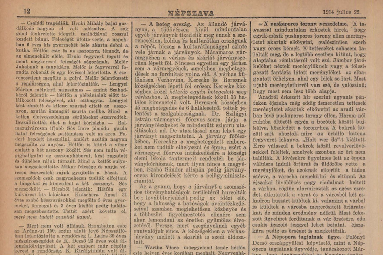 Olvasson bele a 100 éves újságokba az Arcanum archívumában! Kattintson a képre!