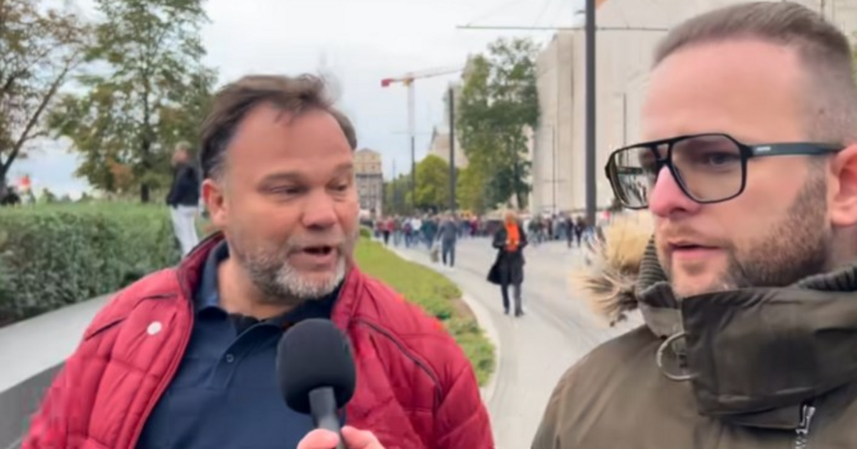 Nem válaszolt a kérdésekre, majd megpróbálta ellökni a riportert Aranyosi Péter