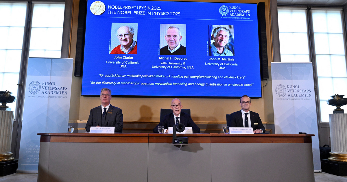 Három amerikai tudós kapta az idei fizikai Nobel-díjat kvantummechanikai kutatásaikért