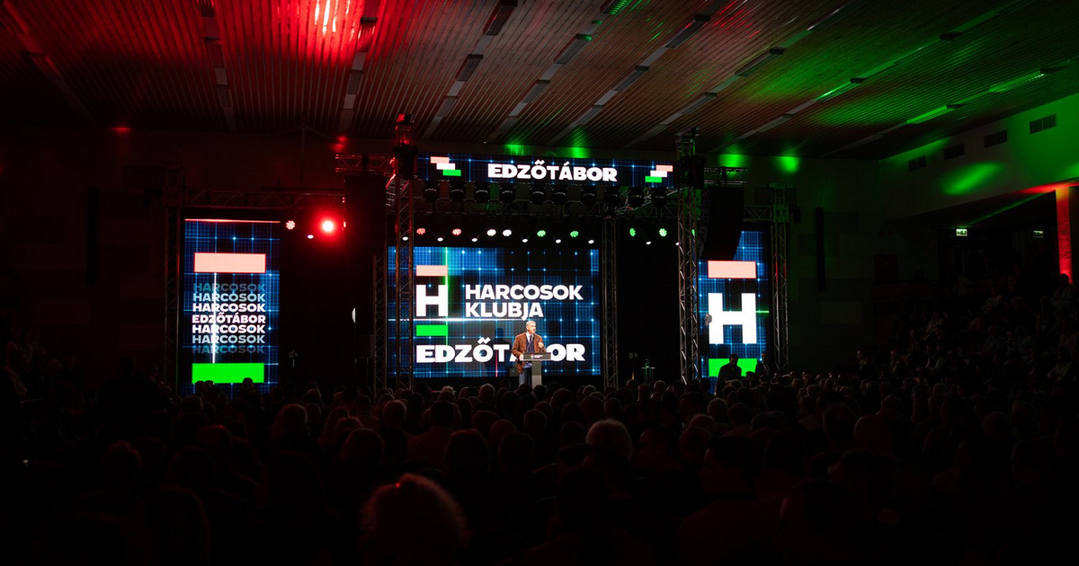 Index – Belföld – Másfél ezer harcossal edz Orbán Viktor a Zánkai Erzsébet táborban