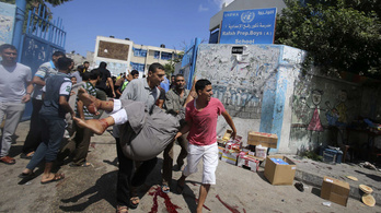 Újabb ENSZ-iskolát bombáztak le Gázában