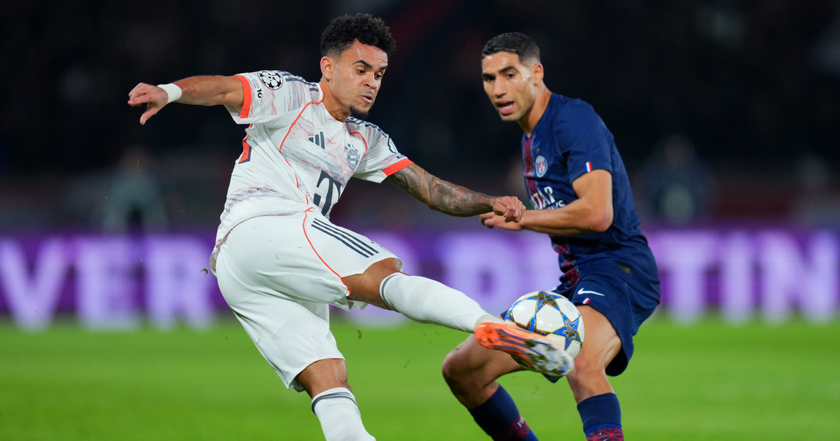 Párizsban Luis Díaz volt a negatív és a pozitív hős, a Bayern emberhátrányban győzte le a PSG-t
