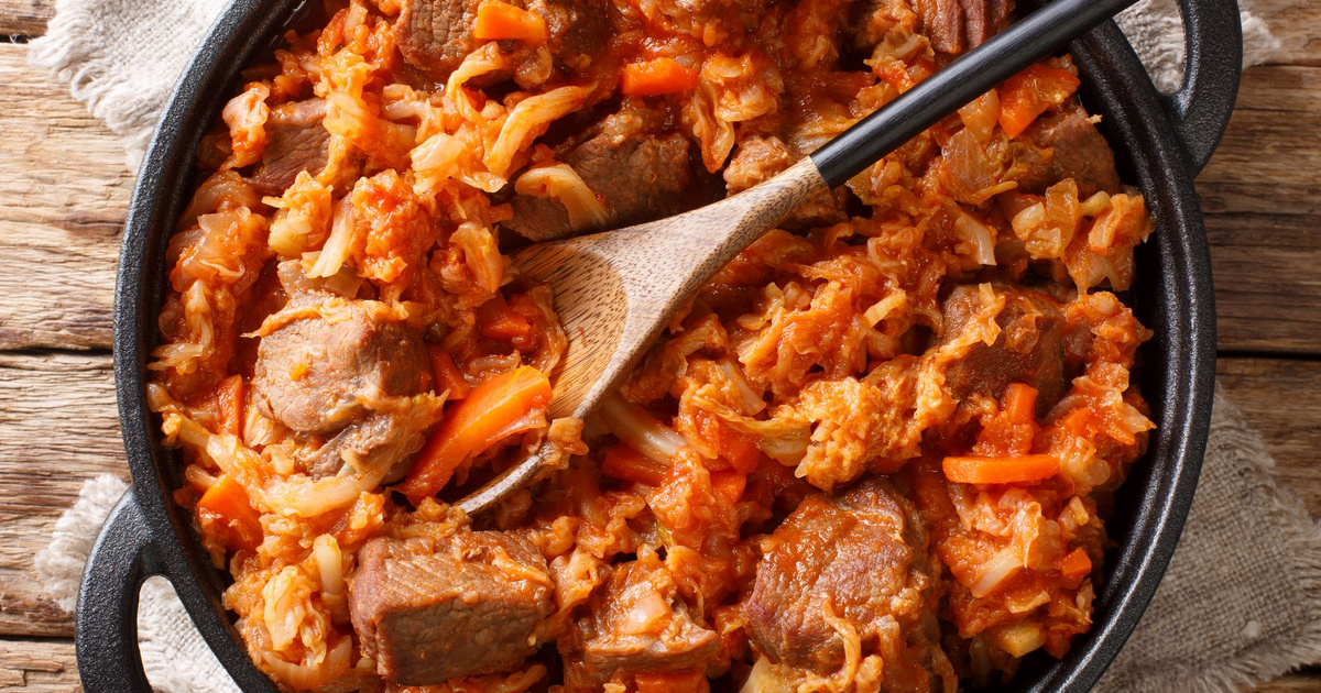 Húsos káposzta sváb recept alapján: másnap még finomabb