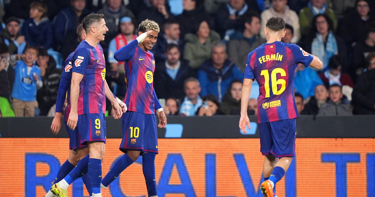 Lewandowski mesterhármast lőtt, Yamal is betalált, nyert a Barcelona a bajnokságban