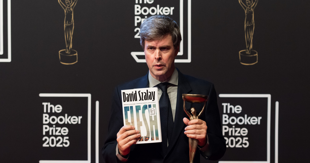 David Szalay Flesh című regénye kapta a 2025-ös Booker-díjat