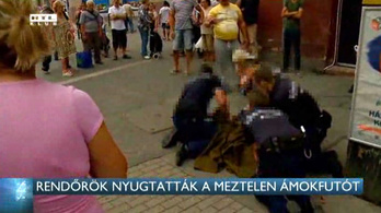 Megint meztelenül őrjöngött egy drogos Budapesten