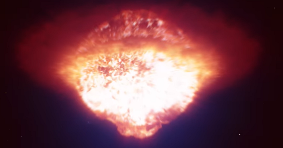 Lenyűgöző felvétel: először sikerült rögzíteni egy szupernóva kitörésének valódi alakját