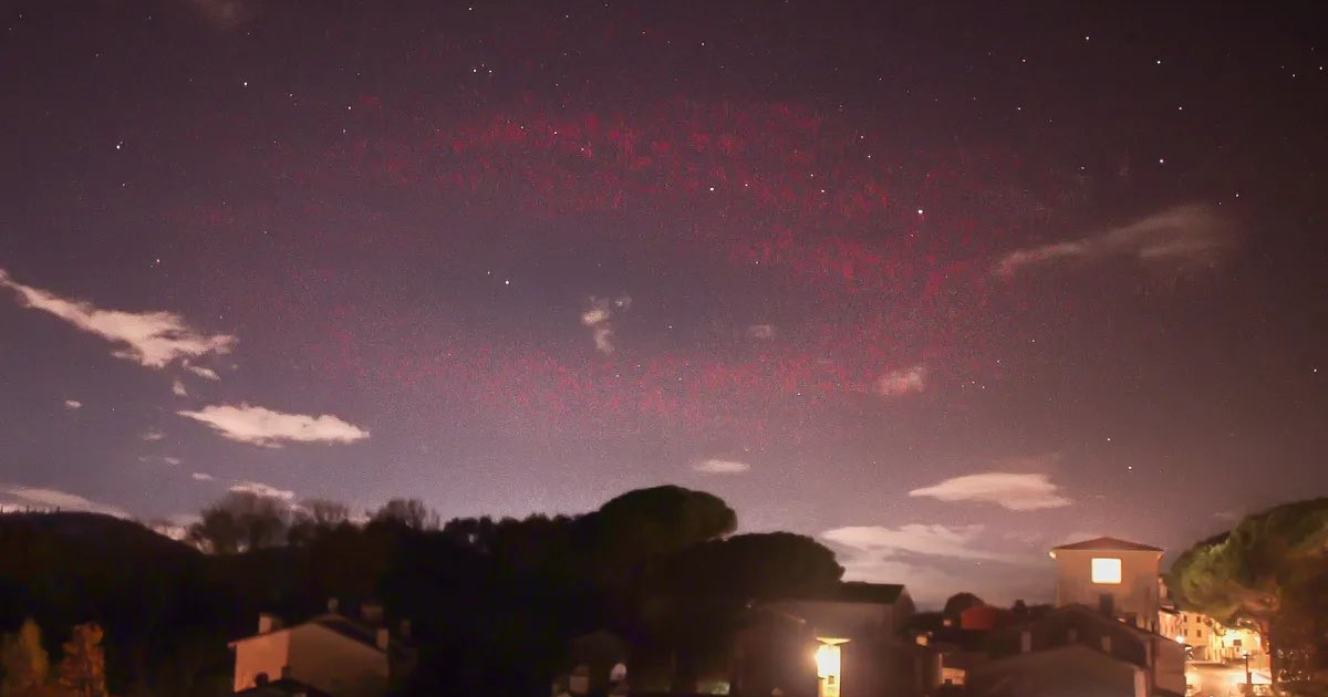 Valami nagyon különös jelent meg az égen az Alpok felett