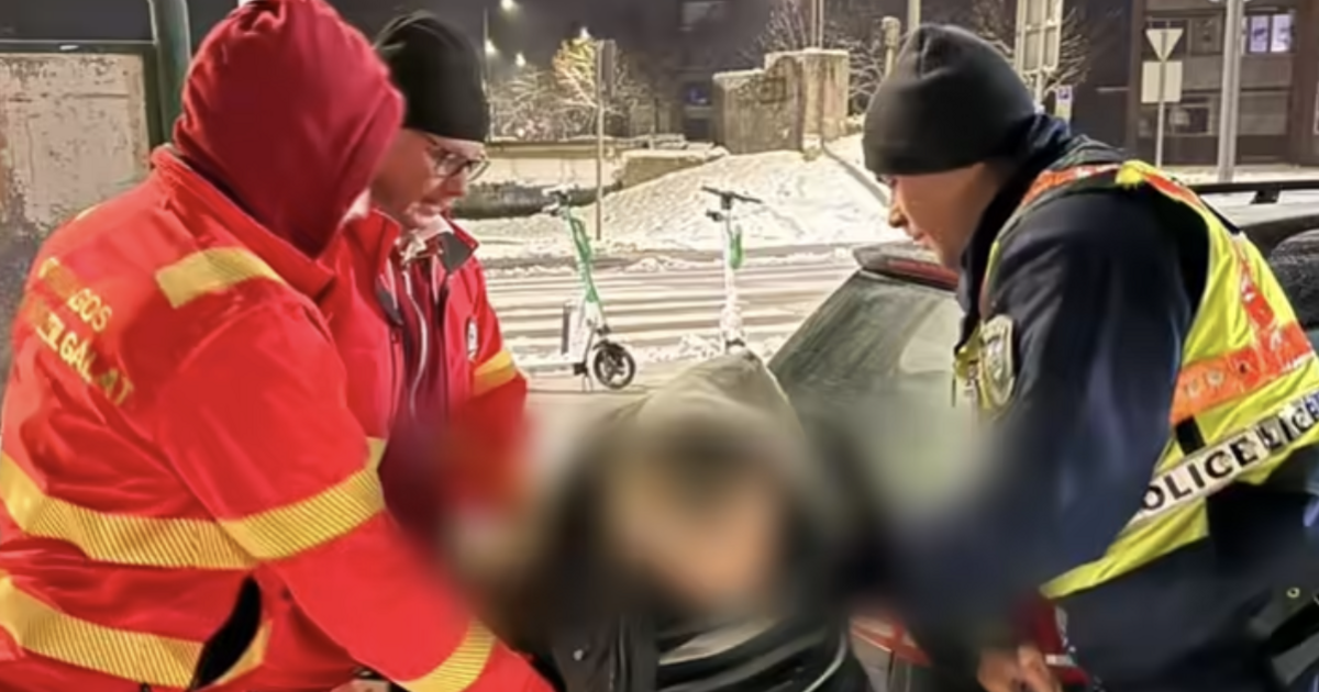 Index – Belföld – Az utolsó pillanatban segítettek az ajkai rendőrök egy férfin, mindent rögzített a…