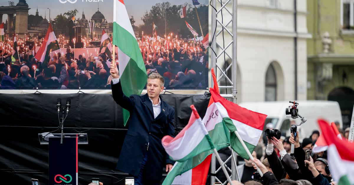 Valaki 42 millió forintot tett fel Magyar Péter győzelmére a Polymarketen