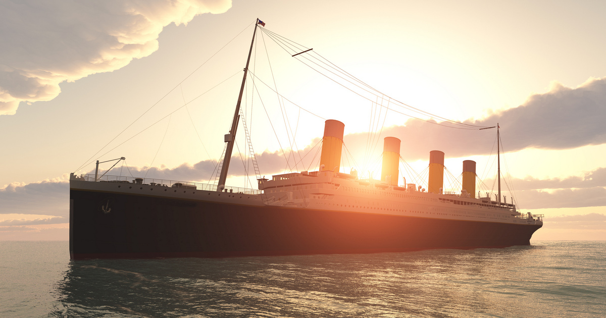 Ilyen lehetett a süllyedő Titanicon: torokszorító videót mutattak róla