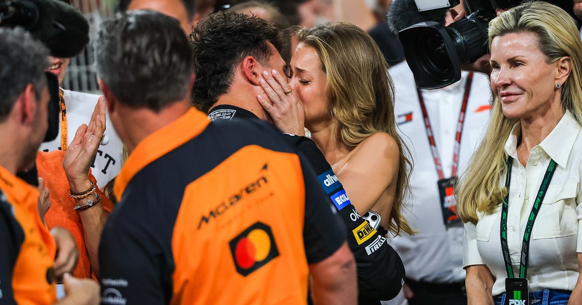 Lando Norris forró csókja felrobbantotta a nemzetközi sajtót