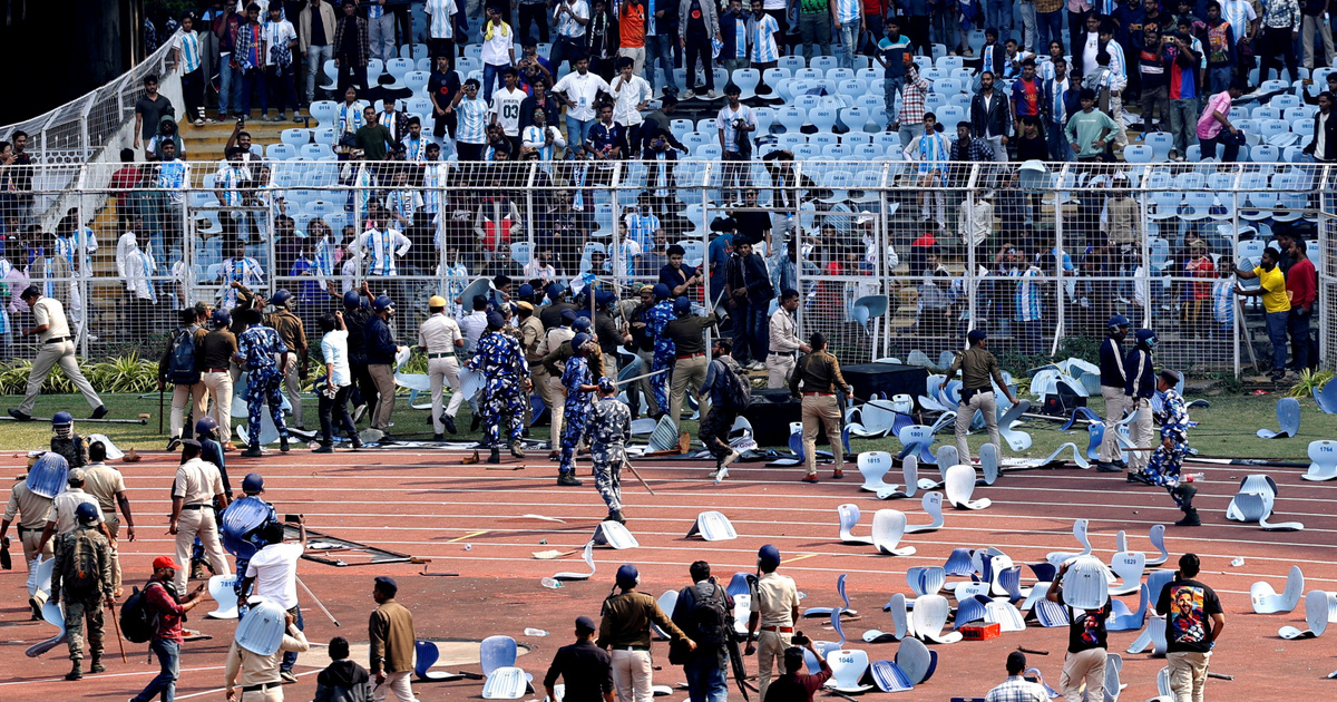 Káoszba fulladt Lionel Messi indiai látogatása