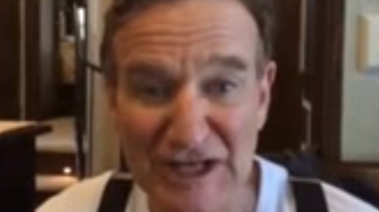 Robin Williams nem sokkal a halála előtt egy rákbetegnek küldött videóüzenetet