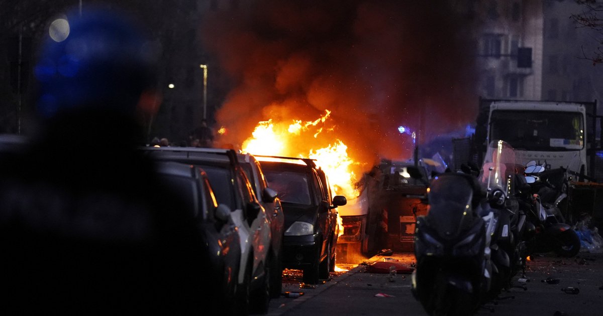 Molotov-koktélok, felgyújtott autók, borzalmas jelenetek a Genoa–Inter mérkőzés előtt