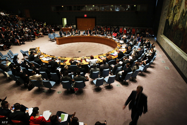 Az ENSZ biztonsági tanácsa