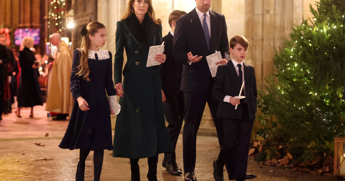 Charlotte hercegnő ilyen csinos volt Katalin mellett - Megható videó készült róluk karácsonykor