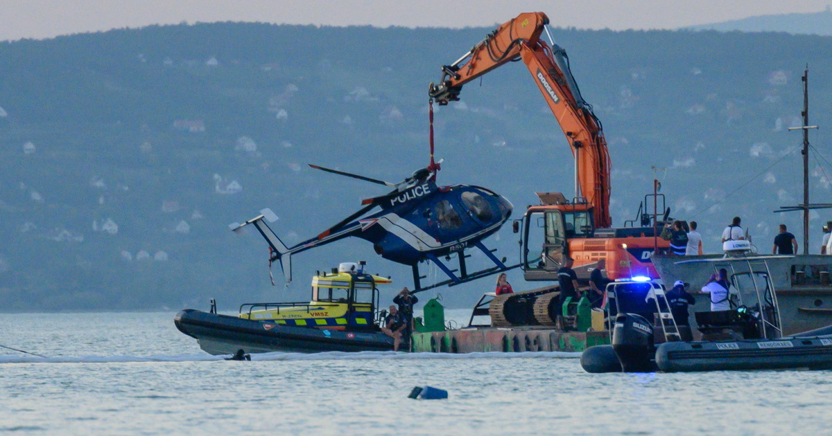 Nem az alkatrészek miatt zuhant a Balatonba a rendőrségi helikopter