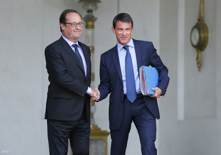 Francois Hollande és Manuel Valls