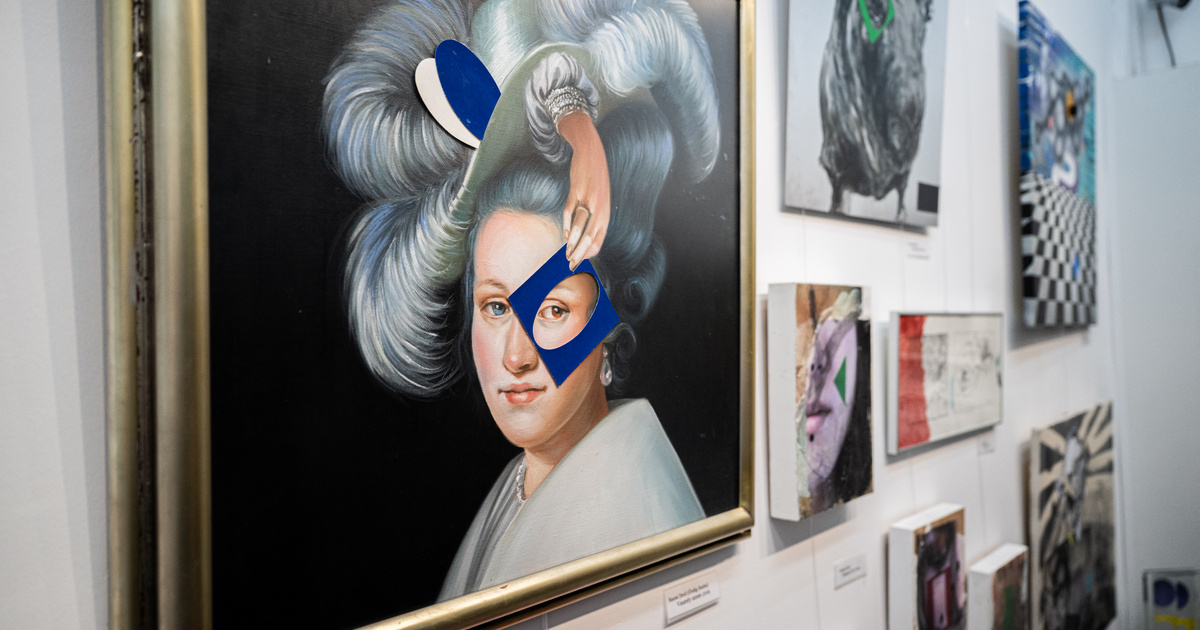 Szembejött velünk a Belvárosban a 120 éves Victor Vasarely szelleme