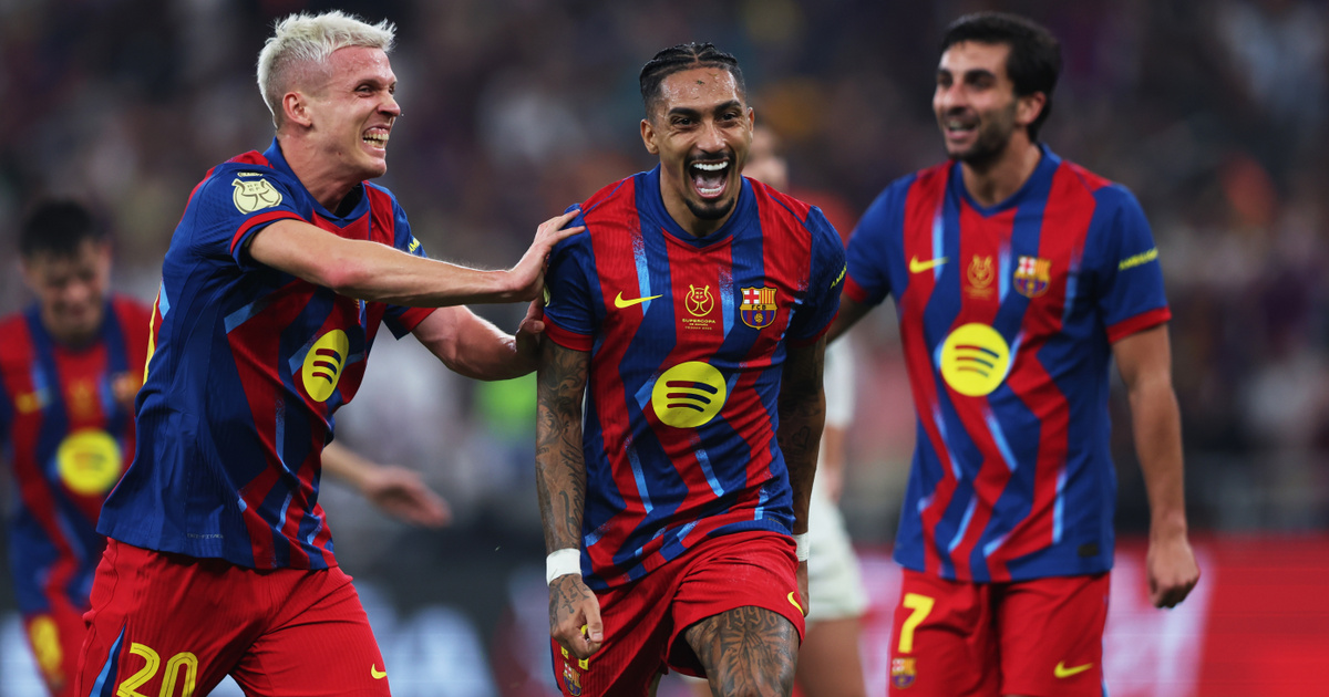 Elképesztő meccset hozott az év első el Clásicója: a Barcelona nyerte a Szuperkupát