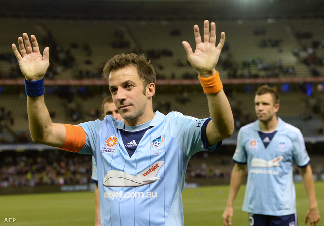 Alessandro Del Piero 2014. április 18-án, még a Sydney FC színeiben