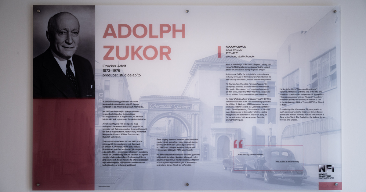 Legendás filmesekről nevezték el a Nemzeti Filmintézet új fóti stúdióit