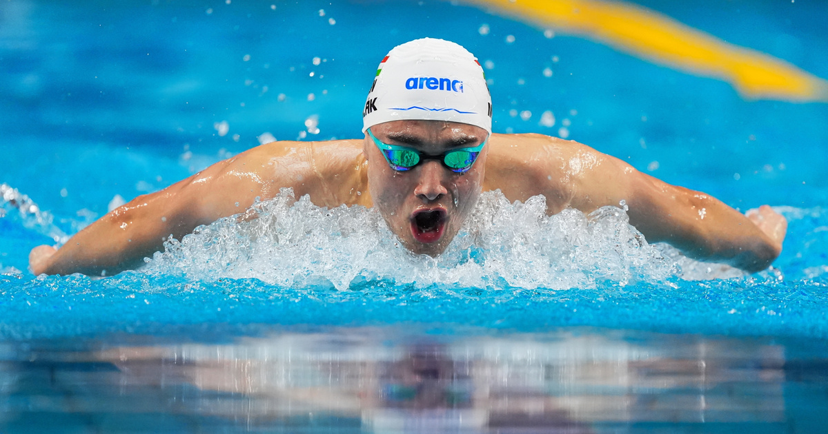 Milák Kristóf „kis noszogatásra” beugrott a vízbe, és újra medencében edz