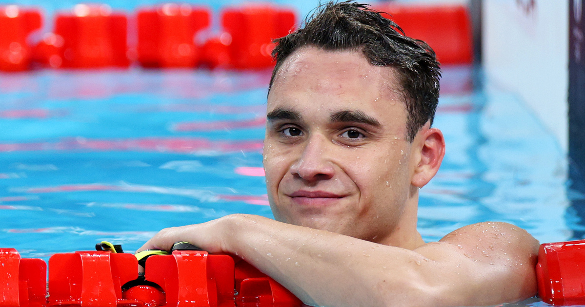 Nem csalás, nem ámítás, Milák Kristófot látták úszni a Duna Arénában, és még köszönt is