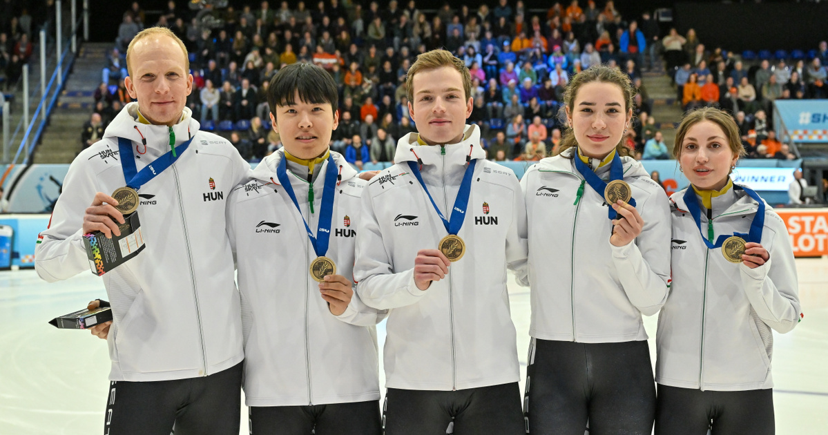 Bronzérmes a magyar vegyes váltó a rövidpályás gyorskorcsolya Eb-n