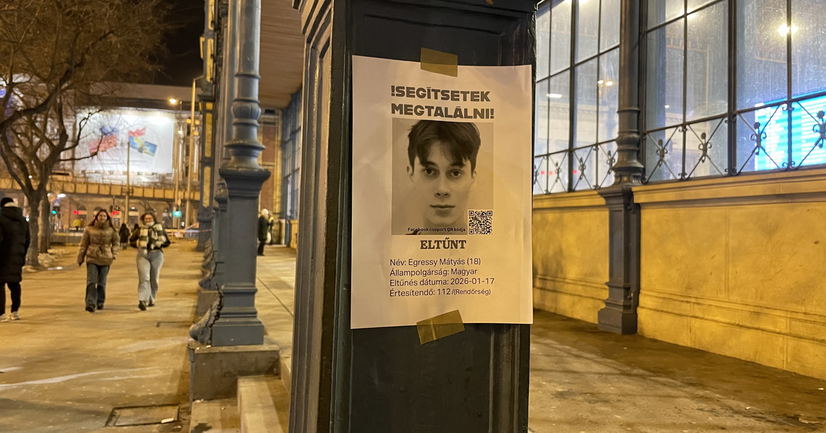 Megszólalt a rendőrség Egressy Mátyás eltűnésével kapcsolatban, több információt is megcáfoltak