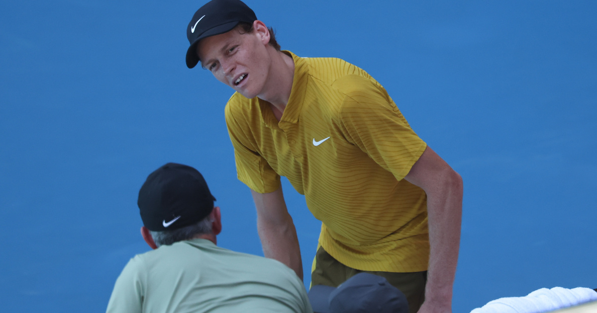 Az uborkalé és az új hőségszabály megmentette Jannik Sinnert az Australian Openen