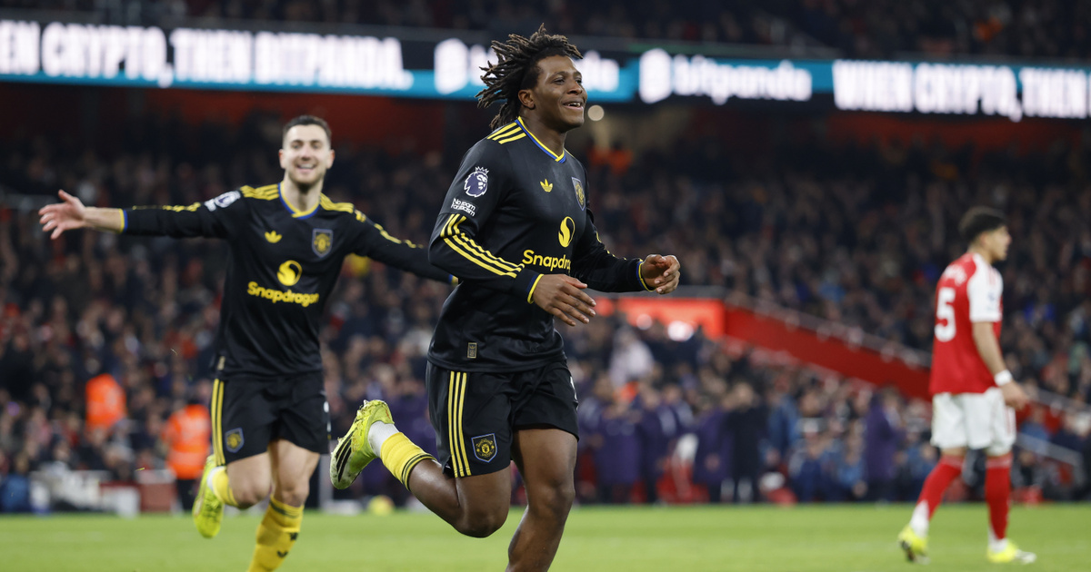 Pokolian nagy gólokkal verték meg a „vörös ördögök” a listavezető Arsenalt