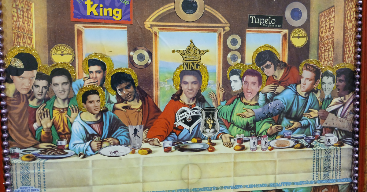 Brutális, amikor Elvis Presley egyszerre Júdás és Jézus is Az utolsó vacsorán
