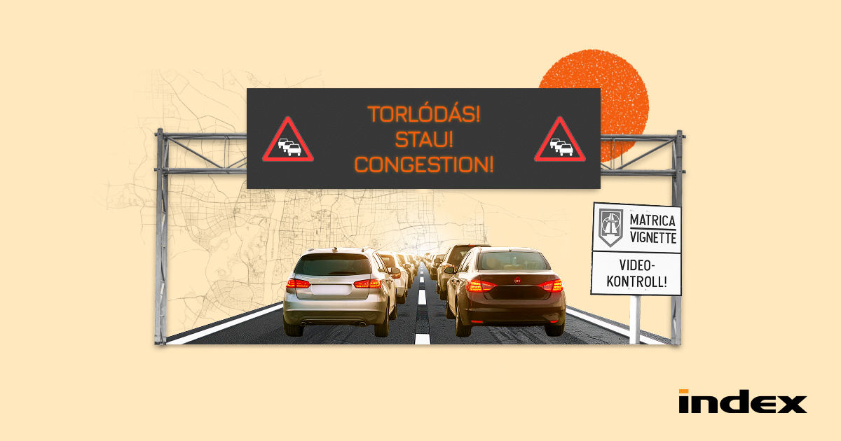 Hármas karambol az M0-son, több mint 7 kilométeres a torlódás